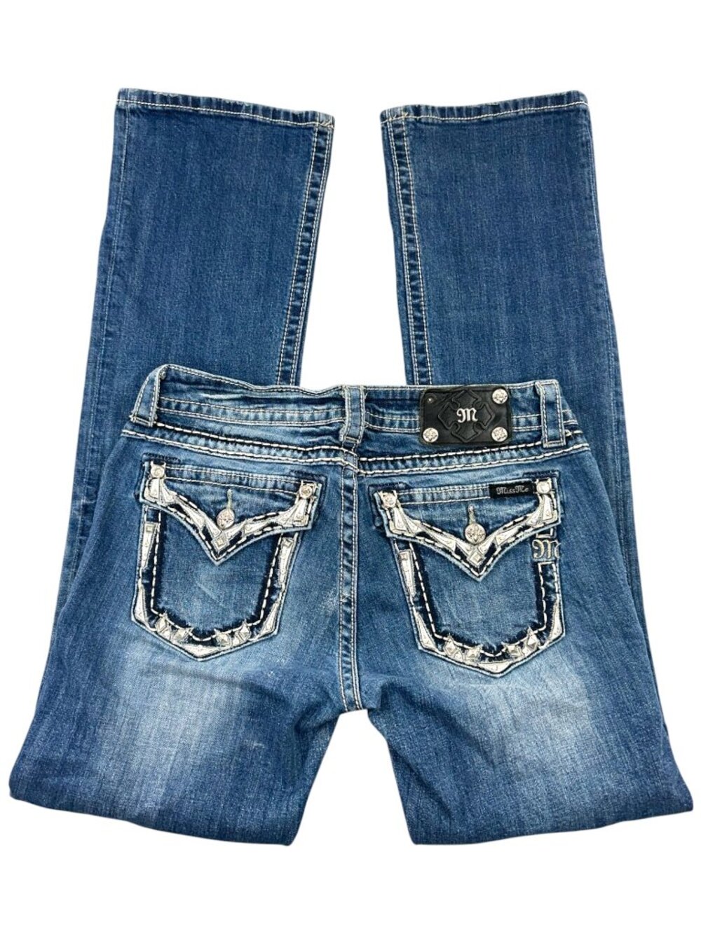 Vintage Y2K Blingy Miss Me Embellished Bootcut Jeans